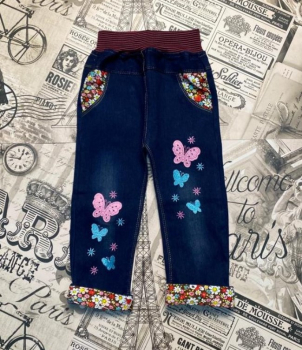 джинсы  для девочек пр-во Китай в интернет-магазине «Детская Цена»